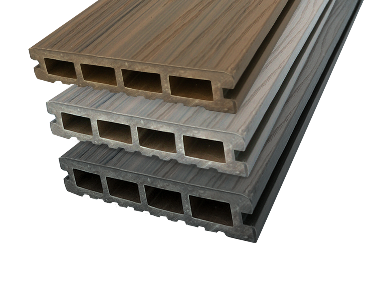 Habitat+ Decking colour options; Grizedale, Bowness, Rydale